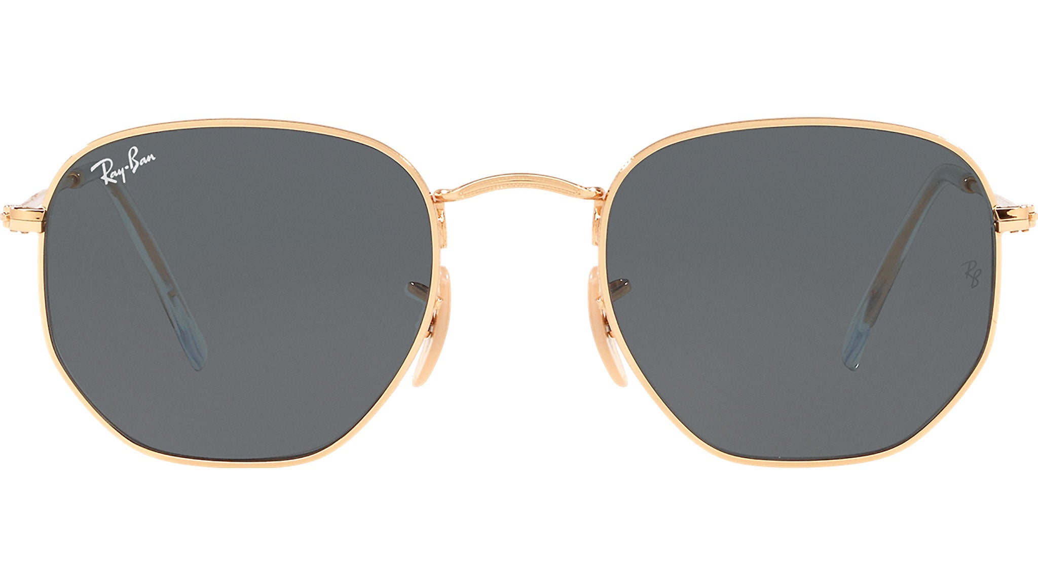 Ray-Ban Hexagonal RB3548N 001/R5 Gold Sunglasses - eye-oo.com
