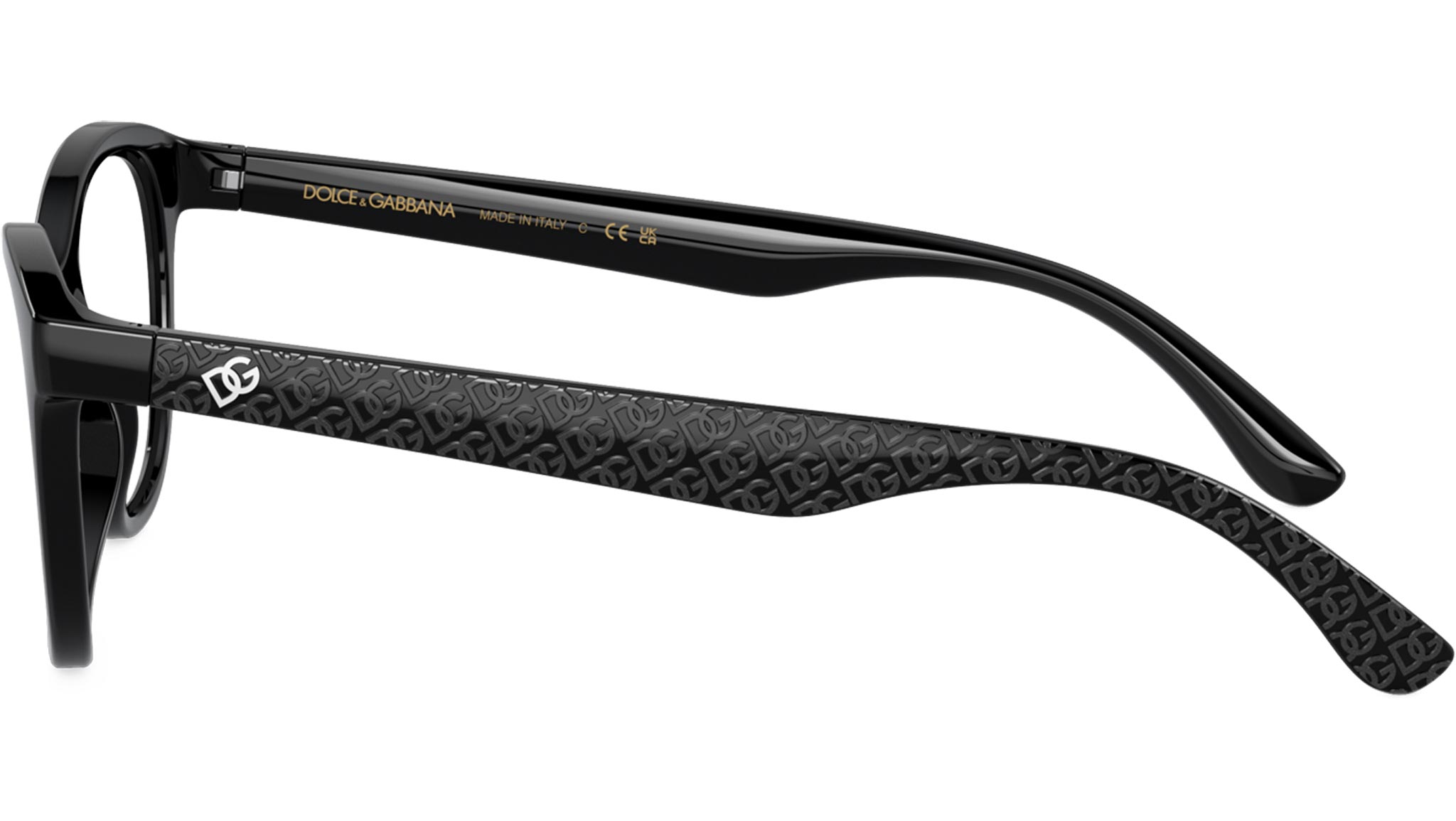 Dolce & Gabbana Kids DX 5096 Glasses 501 Black - eye-oo.com