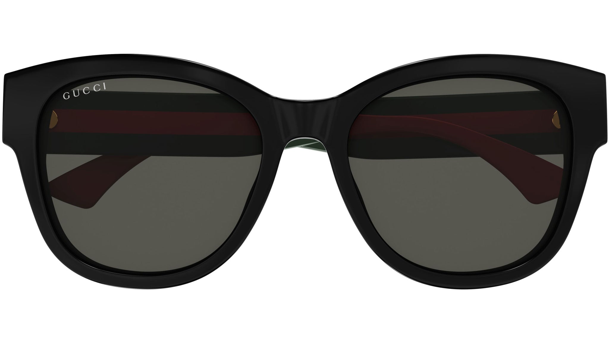 Gucci GG1866SK 001 Butterfly Sunglasses Solid Black - eye-oo.com