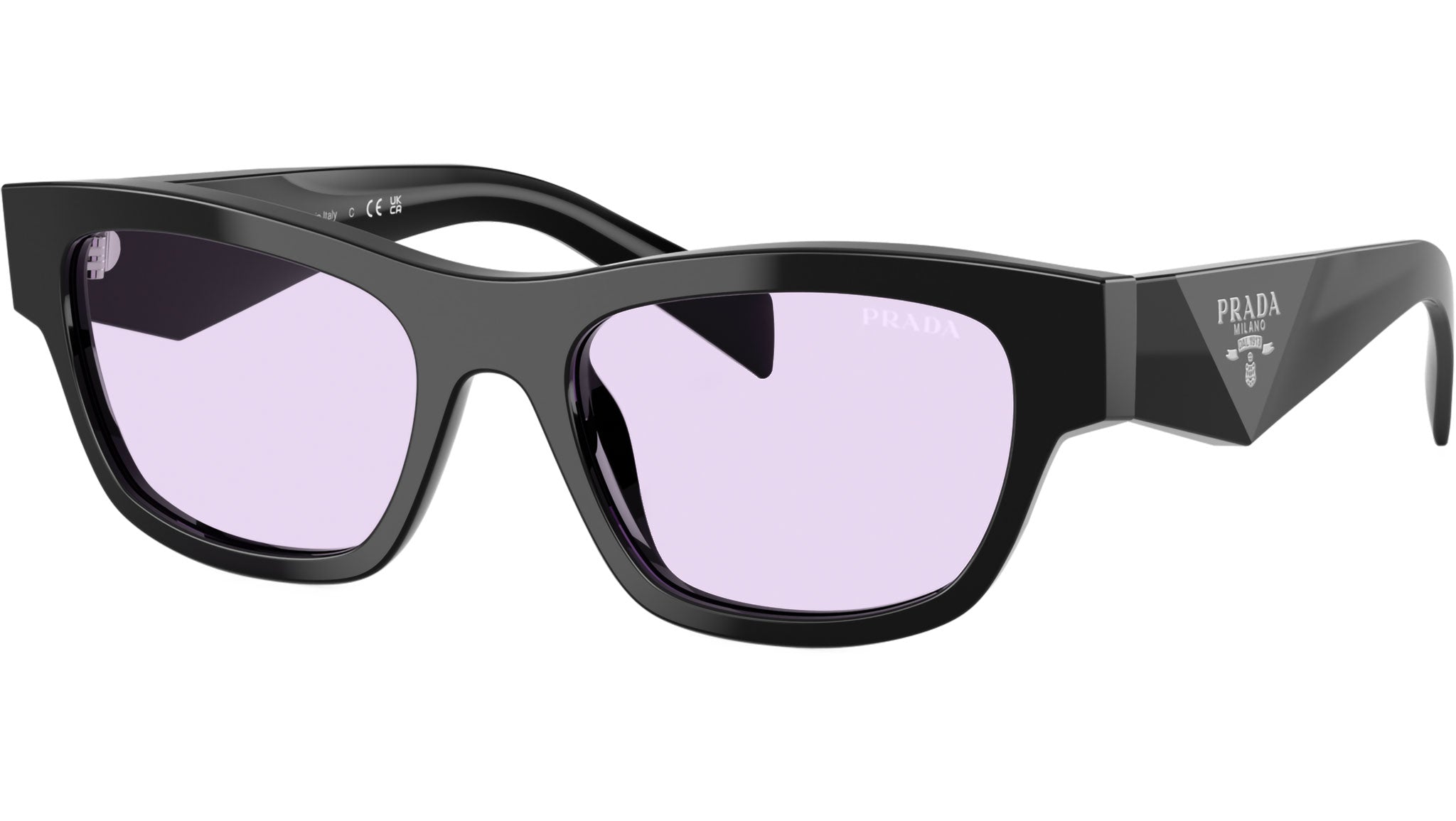 NEW PRADA PRB09S 16K40J BLACK PURPLE SUNGLASSES PRADA PR B09S 16K40J Sunglasses Prada PR B09S (16K40J) PRB09S SPRB09S Woman  main image 4