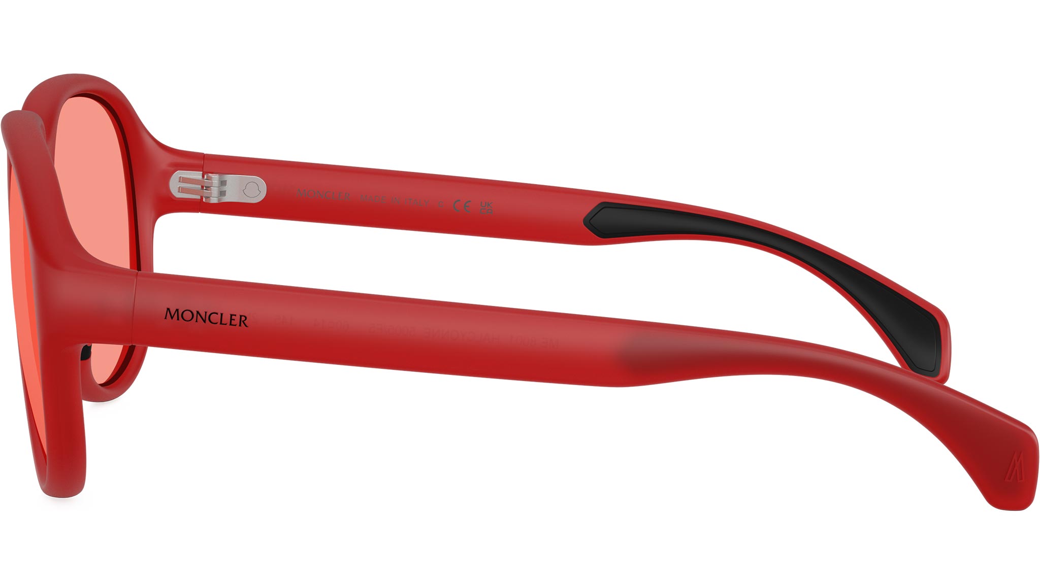Moncler Red Sunglasses Moncler Sunglasses - ML0050-68C - Gloss Red – Trovelle main image 4