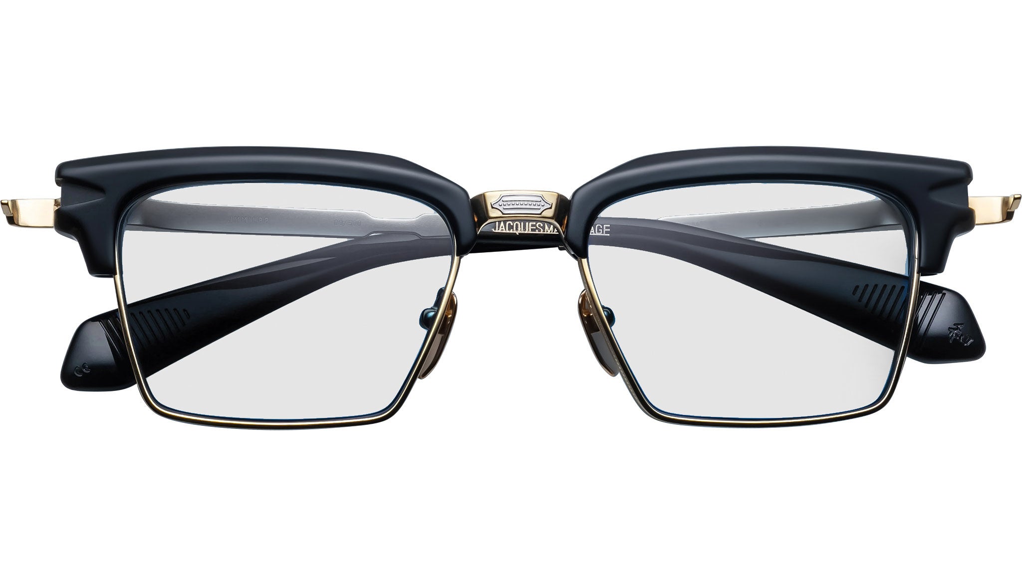 Jacques Marie Mage Alin Black RX Optical Frame JMMILRX-88 - eye-oo.com