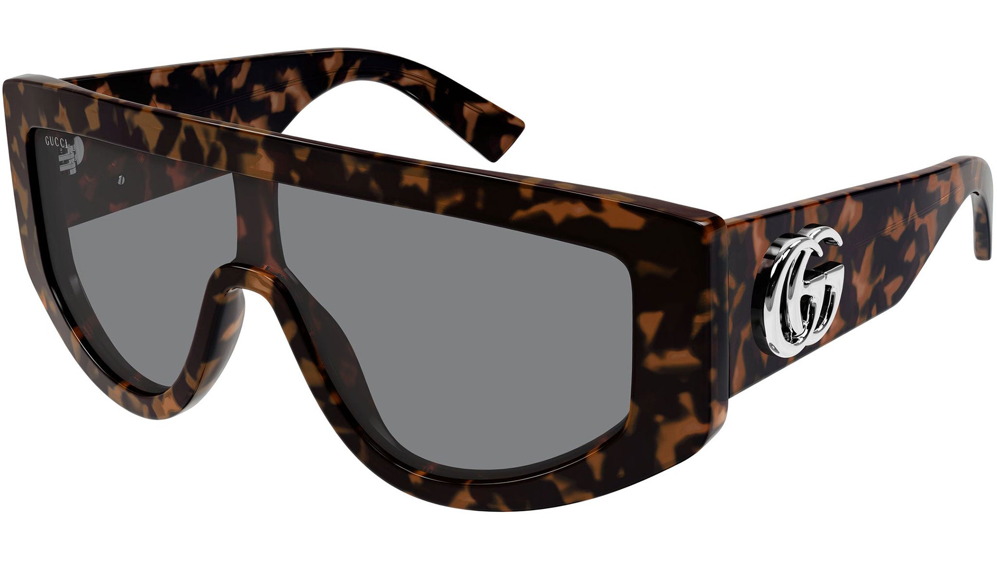 Gucci GG1950S 003 Havana Shield Sunglasses1