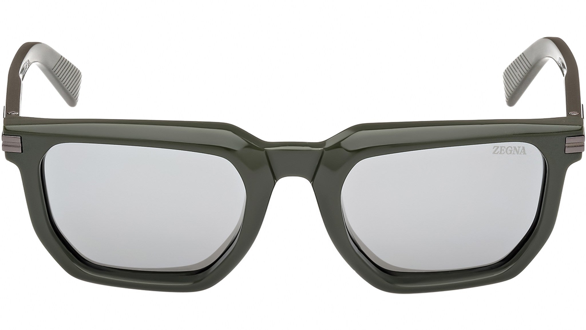 Zegna EZ0240 96A Sunglasses Shiny Dark Green - eye-oo.com