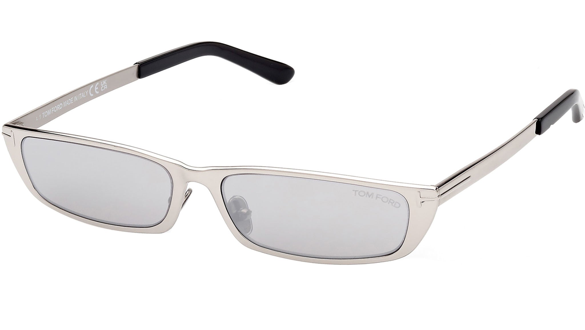 Tom Ford Everett FT1059 Sunglasses 16C Shiny Silver - eye-oo.com