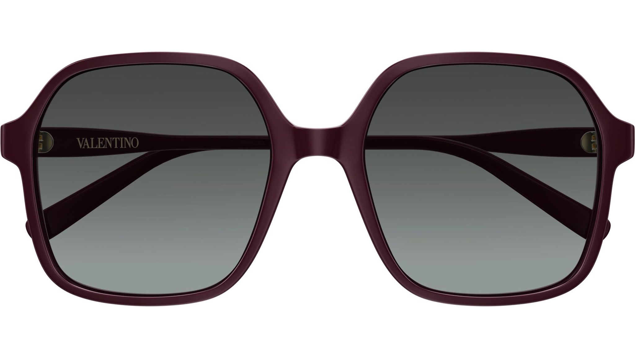 Valentino VG0018S Sunglasses 003 Violet Grey Rectangular - eye-oo.com