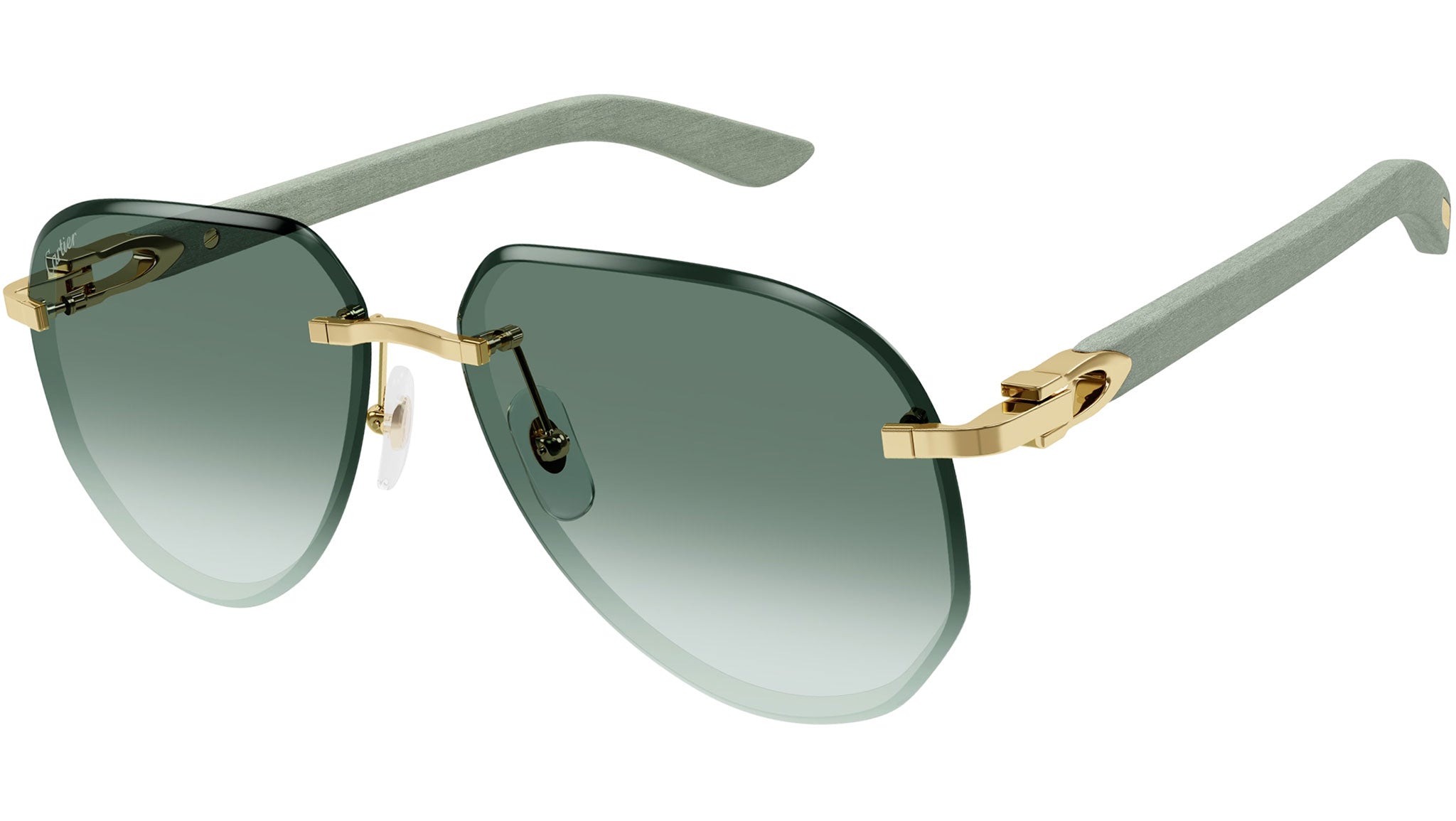 Cartier CT0440S 005 Sunglasses Shiny Gold - eye-oo.com