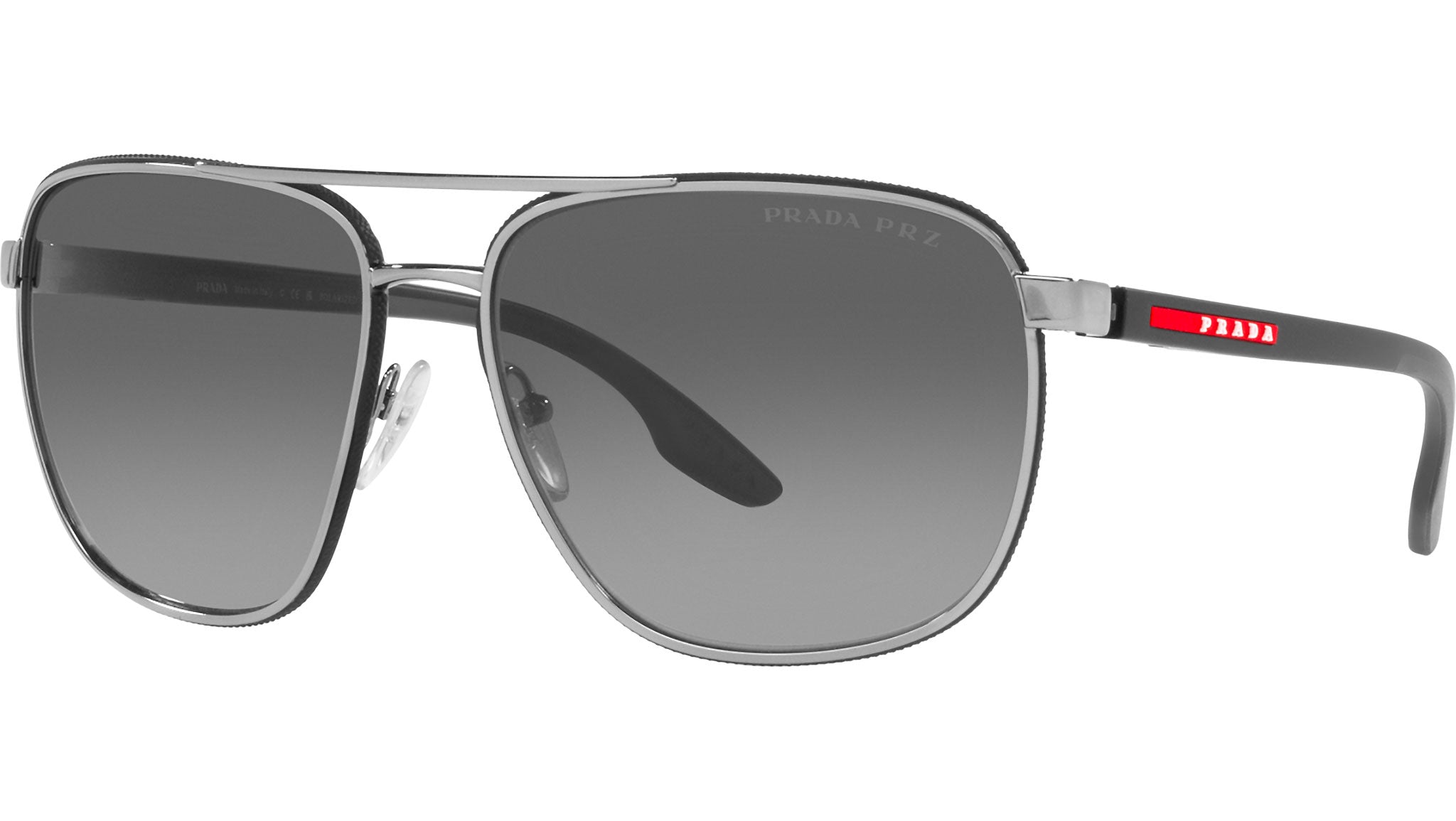 Prada Linea Rossa Sunglasses PS50YS 5AV06G Gunmetal - eye-oo.com