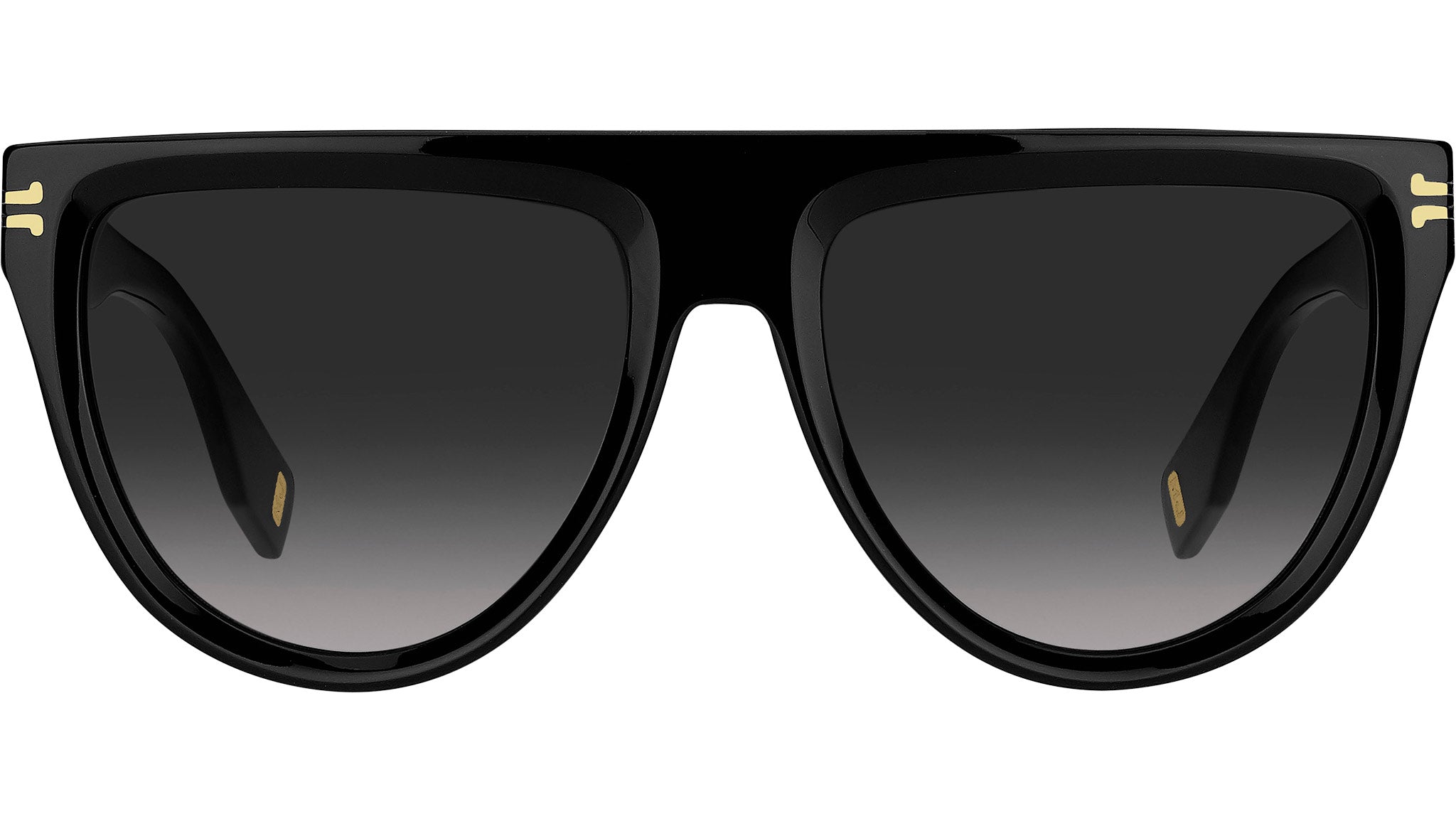 Marc Jacobs black and chrome sunglasses Marc Jacobs Sunglasses MARC-LOGO-096-S 08A/T4 main image 4
