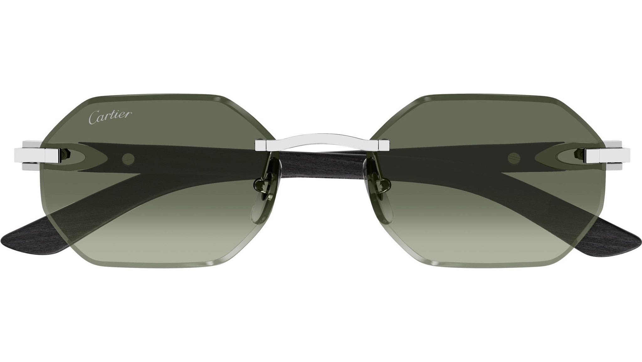 M*8様 Cartier 眼鏡　サングラス Cartier CT0439S Sunglasses 008 Shiny Silver - eye-oo.com