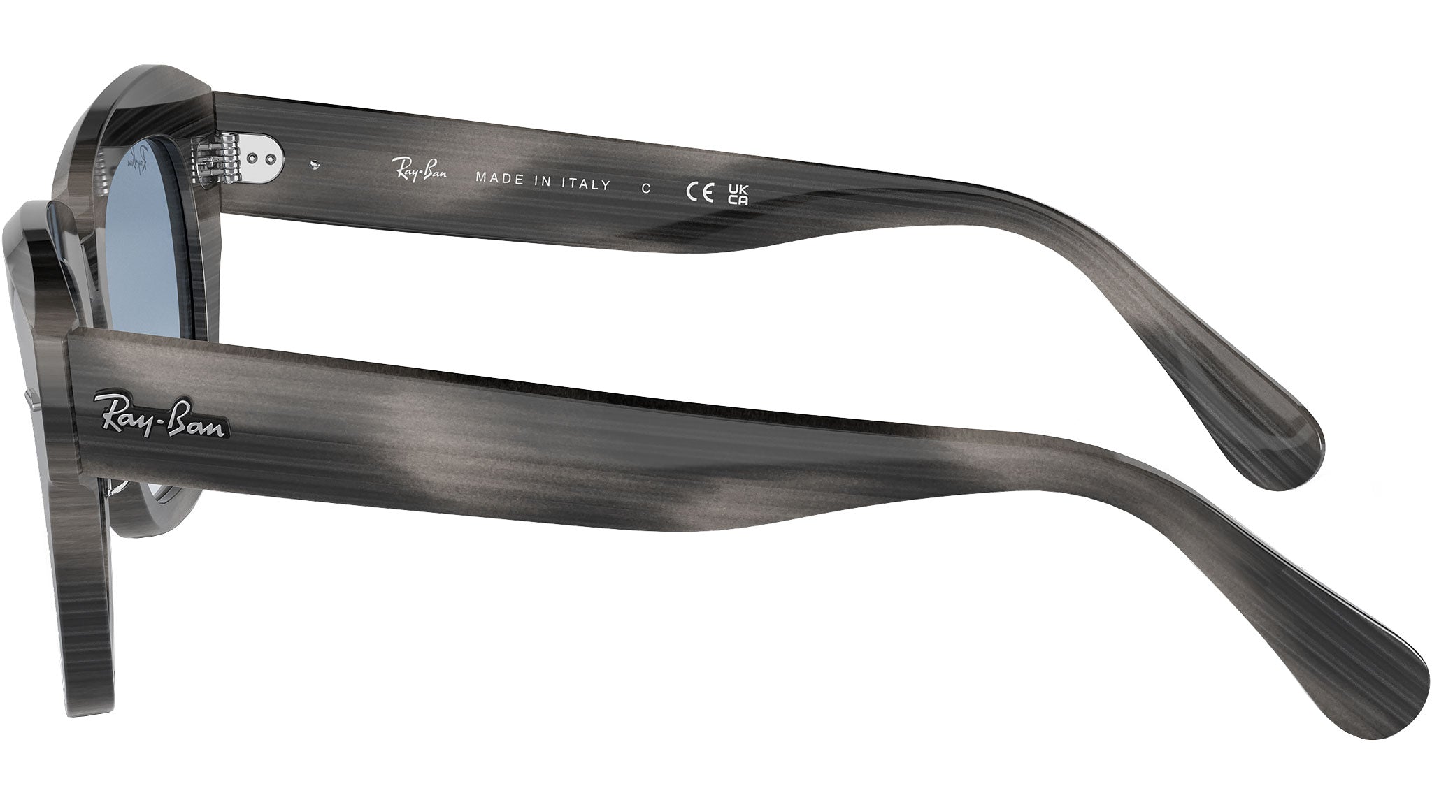 RAY BAN State Street sunglasses, made in Italy Ray-Ban RB 2186 State Street 12963M Red On Trasparent Grey  main image 4