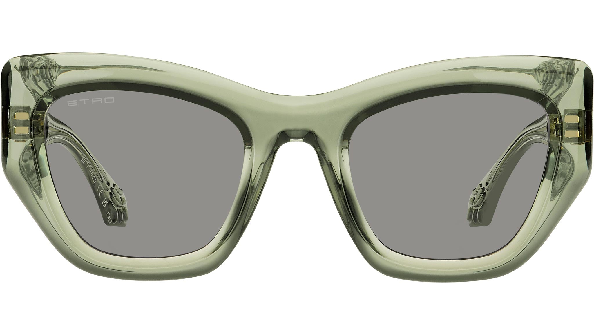 Etro SE 9367 Rectangle Green Tinted Sunglasses ETRO 0080/S Green Sunglasses for Women main image 2