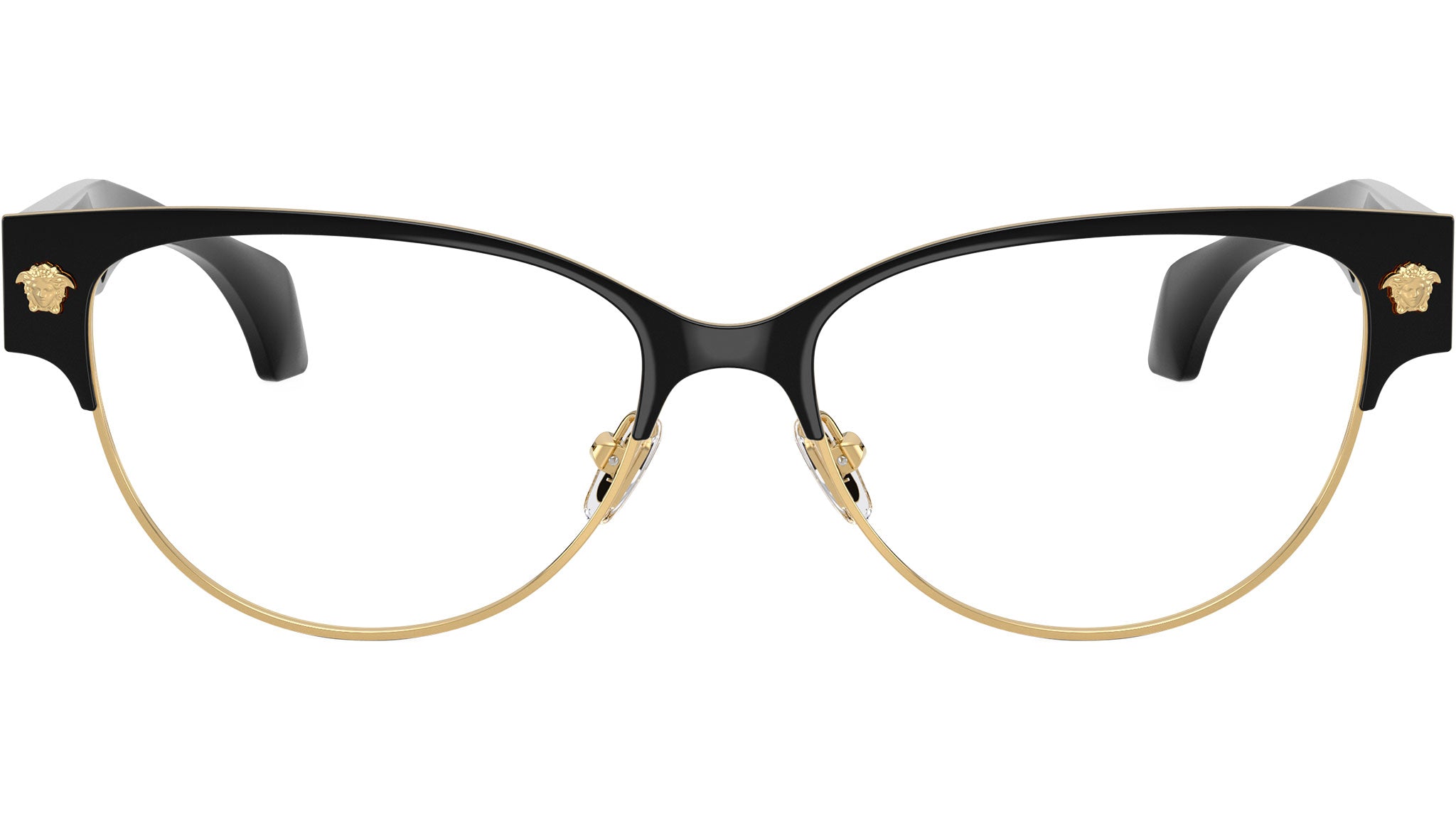 Versace VE1318 Glasses 1433 Black / Gold - eye-oo.com