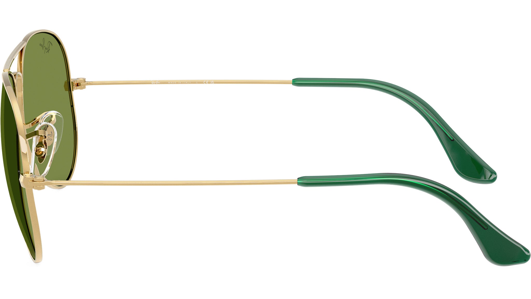 Ray-Ban Aviator Sunglasses RB3025 Gold Frame/ Green Lens 58-14mm NEW AUTHENTIC RAY-BAN RB3025 L0205 58-14 AVIATOR CLASSIC – BTSGLASSES main image 3