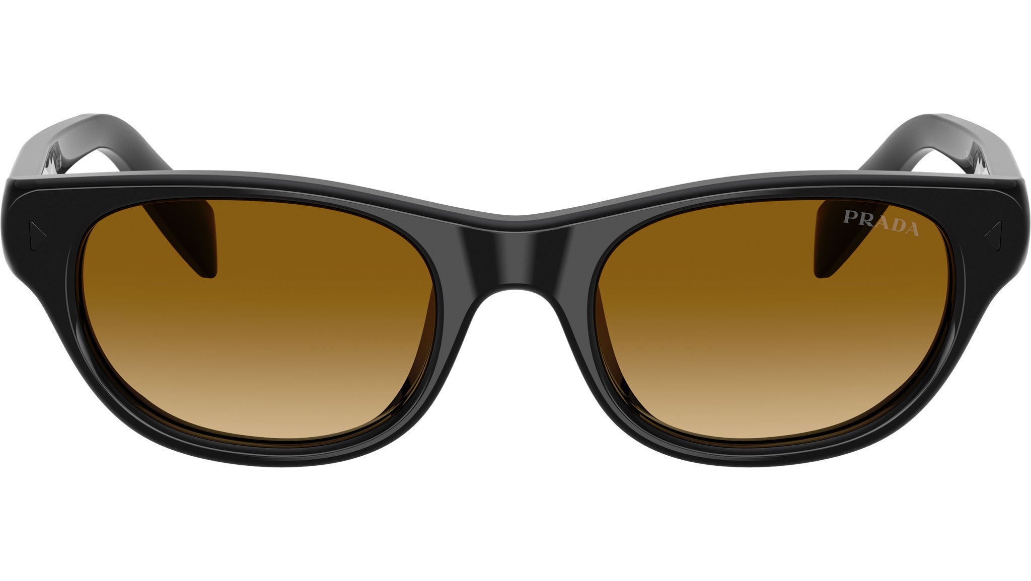 Prada Black and Brown Sunglasses Prada PR25ZS Rectangle Sunglasses main image 2