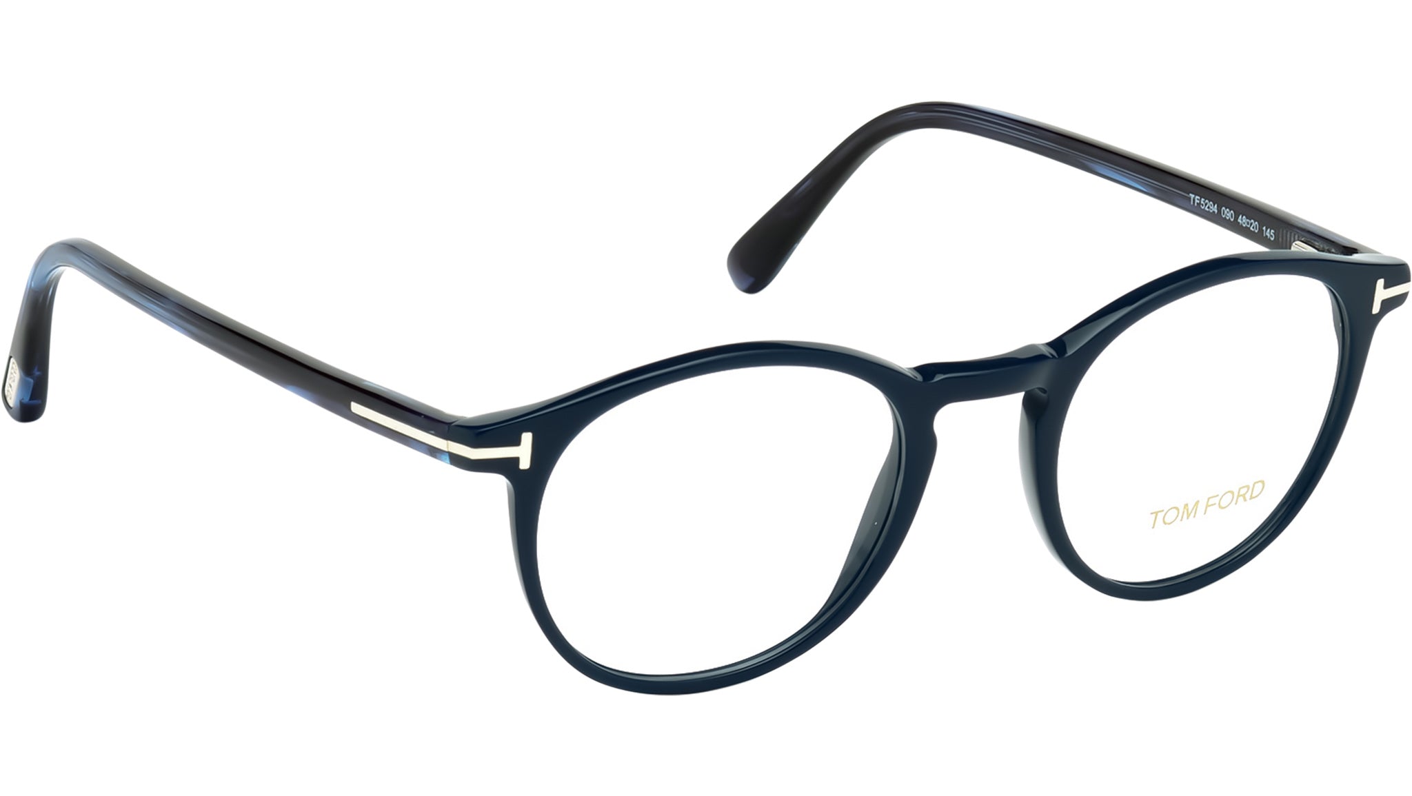 Tom Ford FT5294 Optical Frame 090 Shiny Blue - eye-oo.com