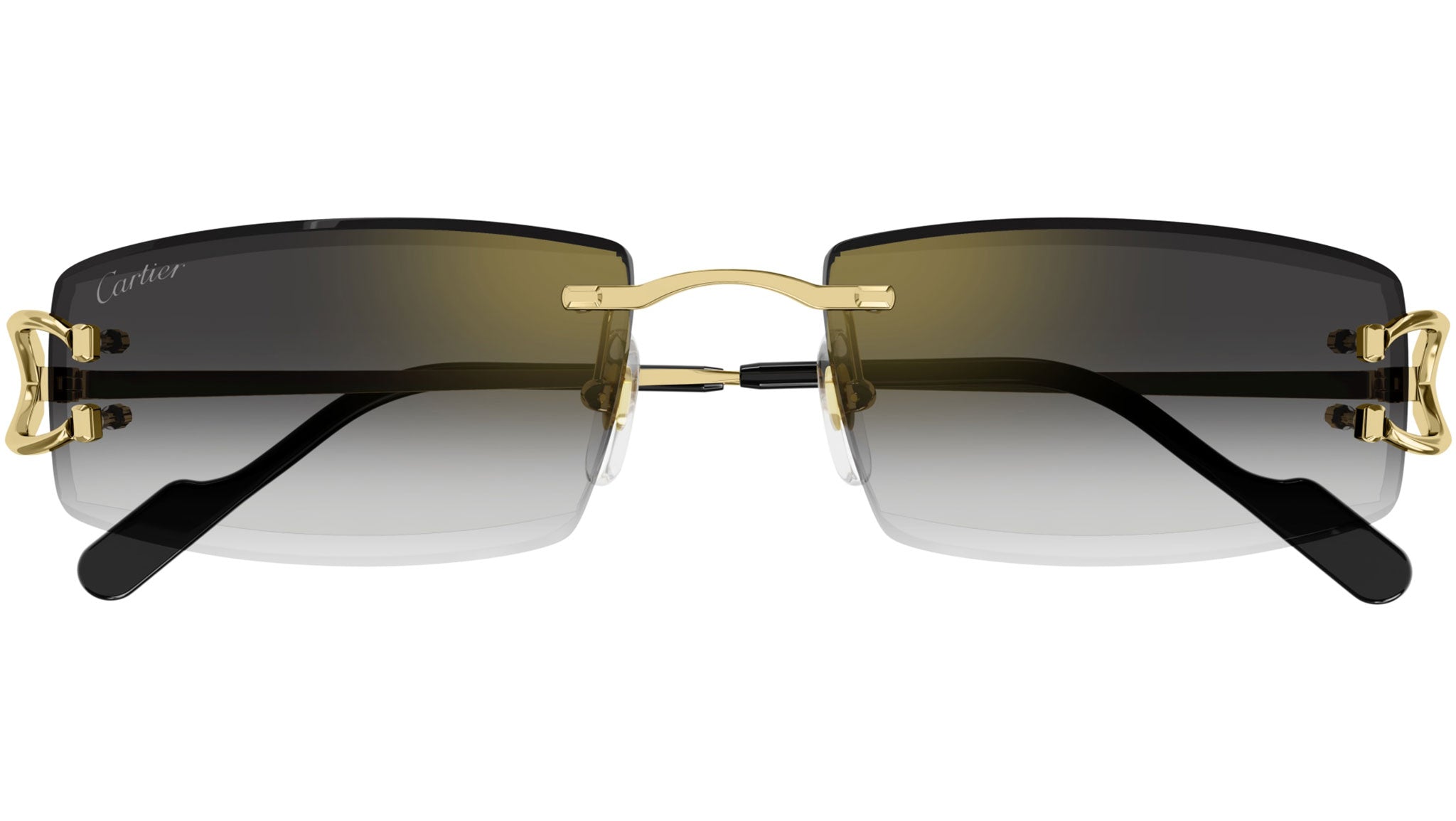 Cartier CT0465S 001 Sunglasses Shiny Gold - eye-oo.com