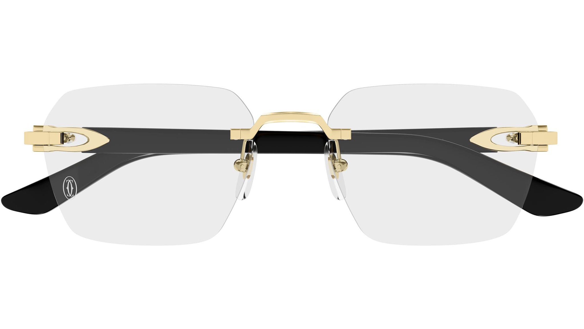 Cartier CT0623O Eyeglasses 001 Gold - eye-oo.com