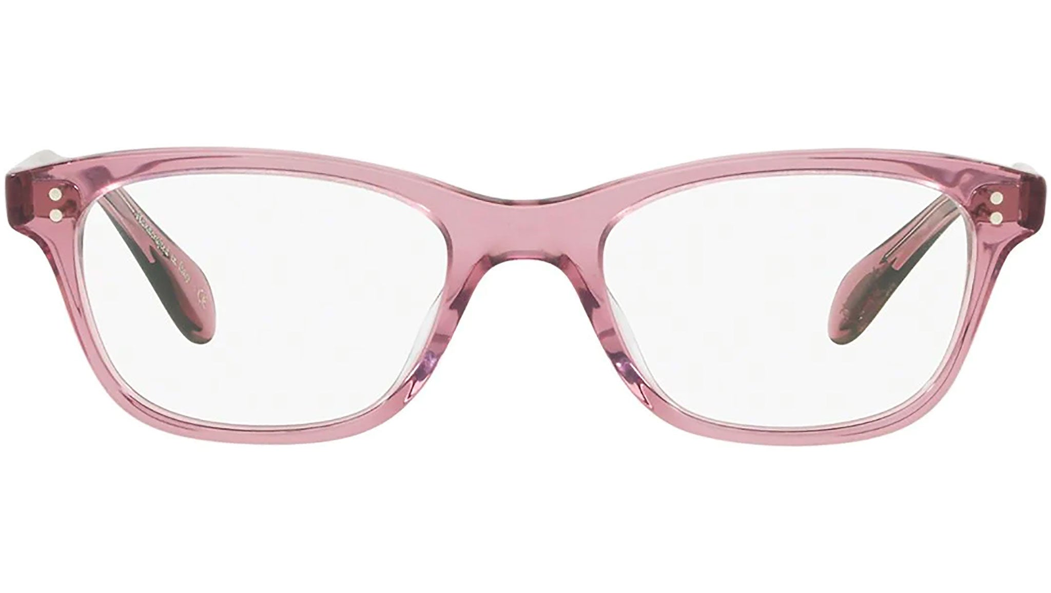 Oliver Peoples OV5224 1656 Ashton Eyeglasses Pink Translucent FRAMES 46-17-140 Oliver Peoples - Ashton (OV5224) Eyeglasses | Specs Collective main image 4