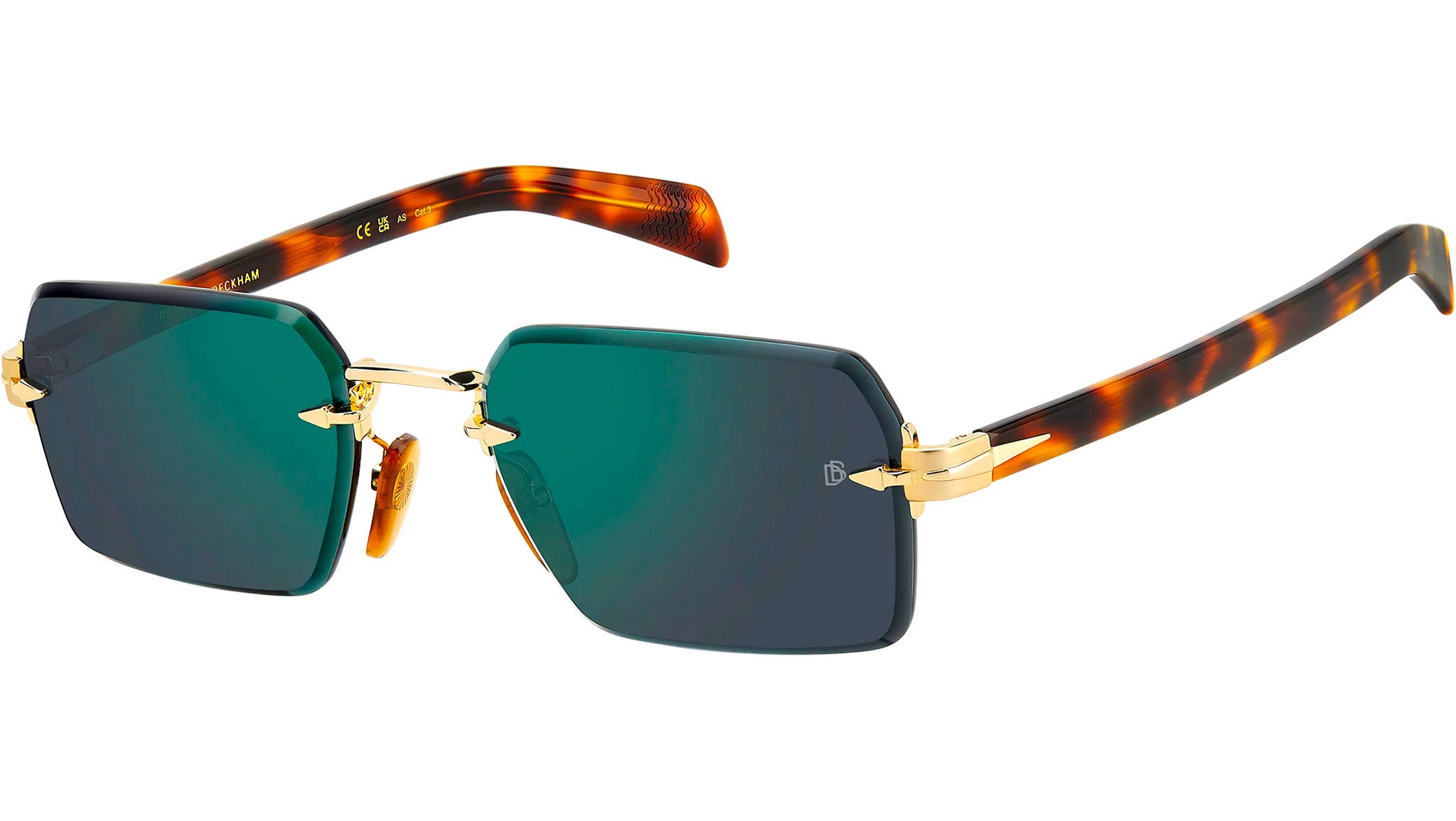 David Beckham DB 7109/S 06J MT Sunglasses Gold Havana - eye-oo.com