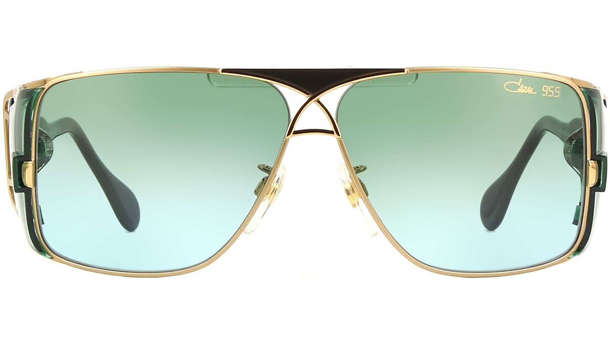 Cazal Model 955 011 Sunglasses Shiny Gold With Black - eye-oo.com