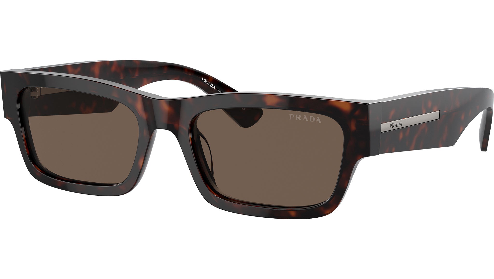 Prada PR A03S Sunglasses 17N08T Tortoise - eye-oo.com