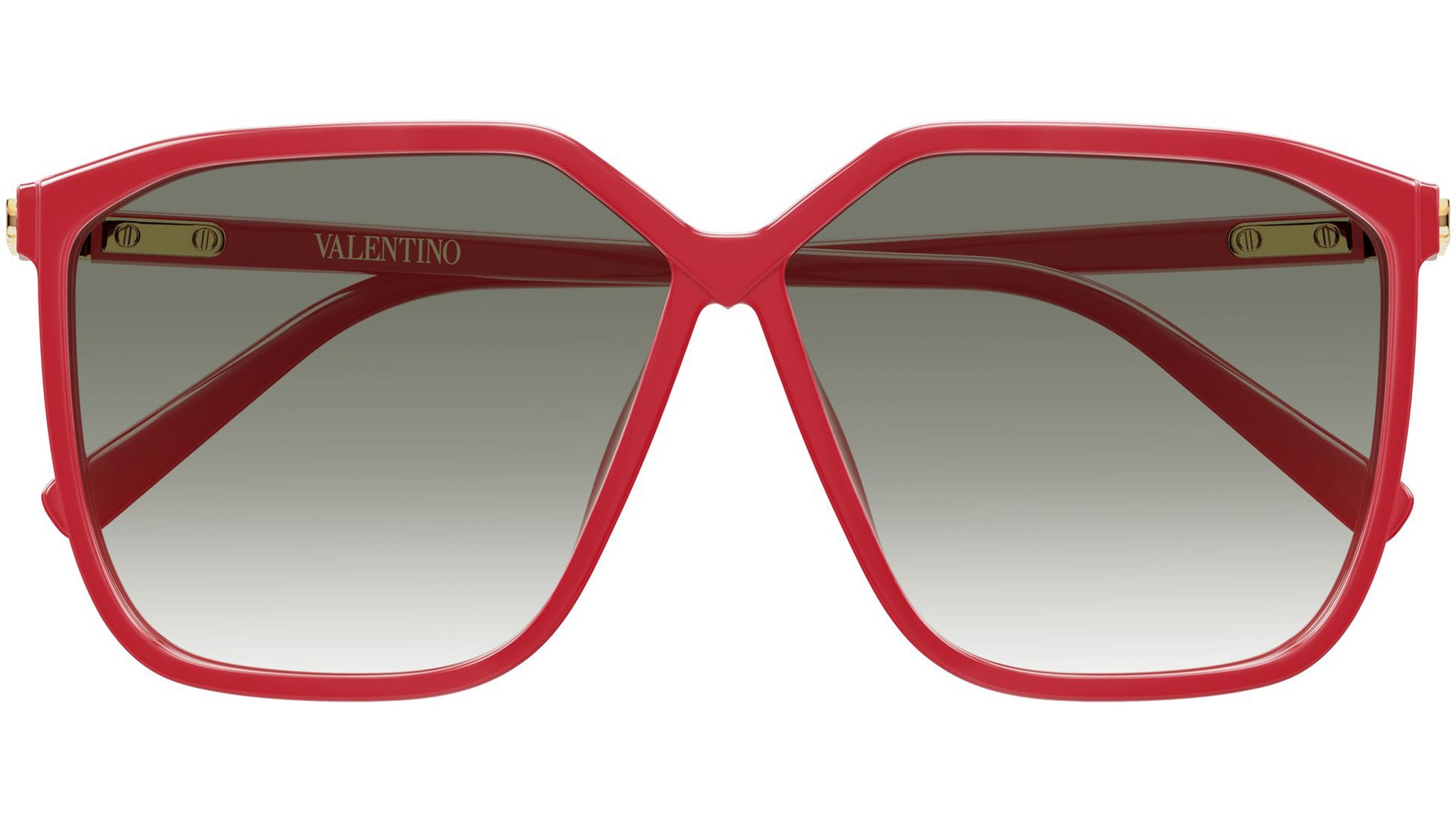 NEW AUTHENTIC Valentino VG0025S Red-Grey Gradient Square Sunglasses! Valentino Red Gray Sunglasses for Women for sale | eBay main image 2