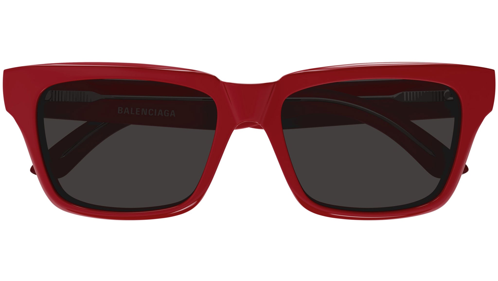 Balenciaga Black and Red Sunglasses Balenciaga® BB0302S Geometric Sunglasses - EuroOptica main image 4