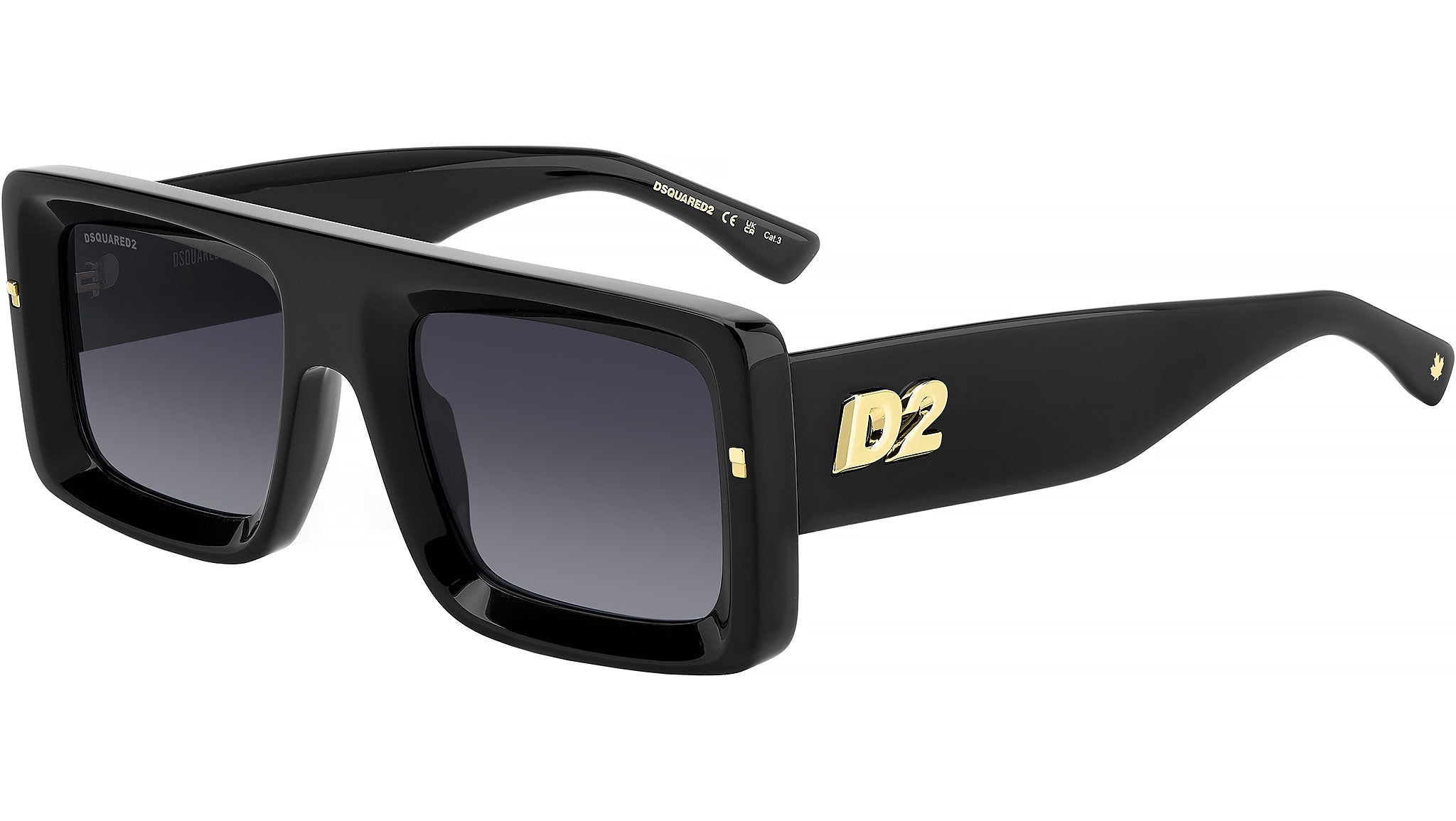 Dsquared2 Sunglasses D2 0141/S 807 9O Black - eye-oo.com display picture 1