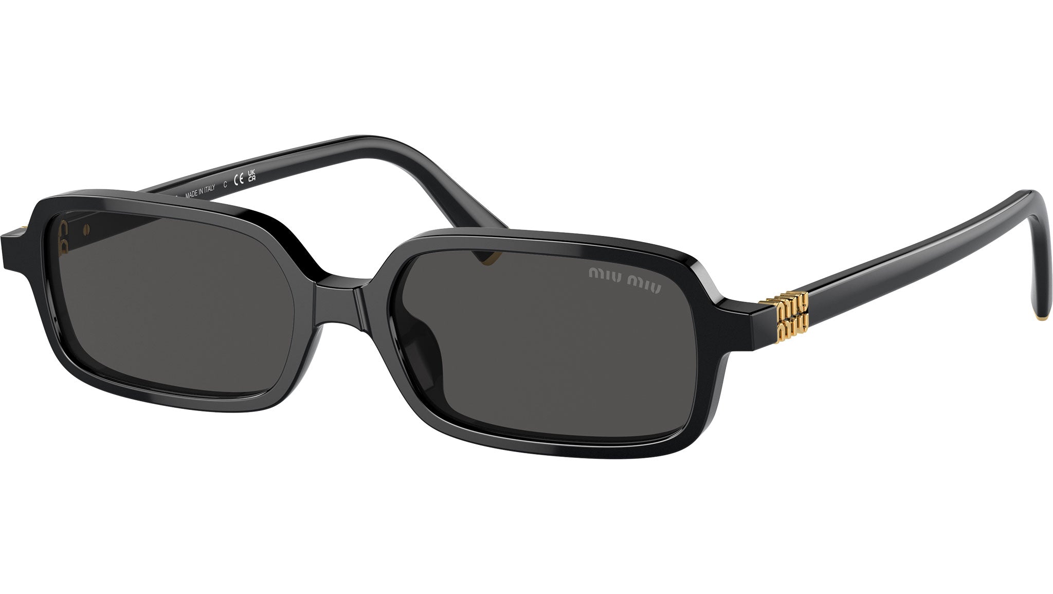 Miu Miu 0MU 11ZS Sunglasses 16K5S0 Black - eye-oo.com