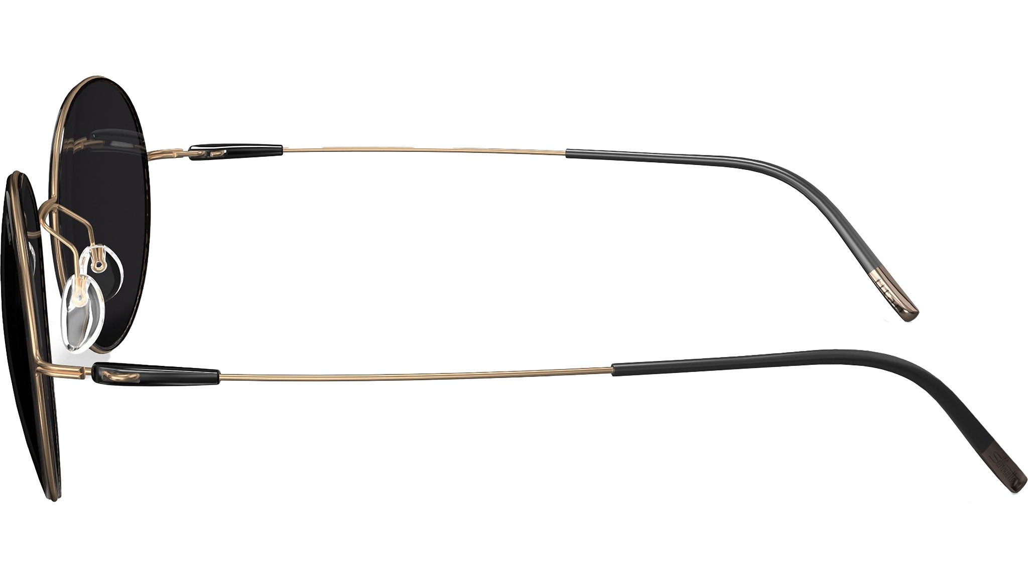 Silhouette Sant Pere 8736 7530 Gold Sunglasses - eye-oo.com display picture 1