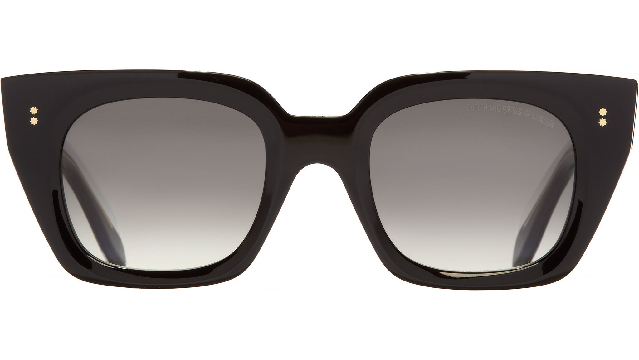 Cutter and Gross Women\'s Black Cat-Eye Sunglasses Cutler and Gross Sunglasses Women Black Cat Eye 1035 B-DG  main image 4