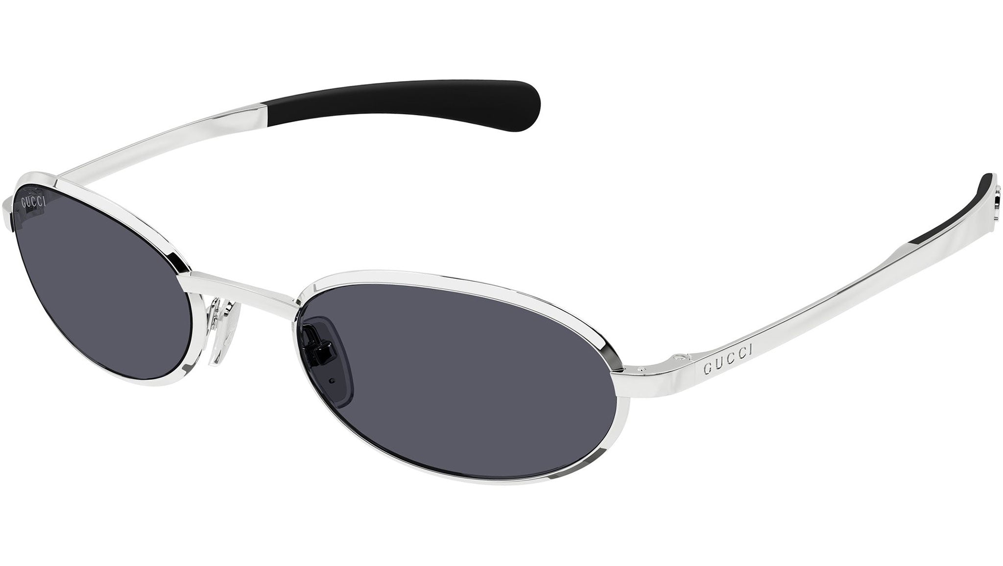 小物 00s y2k archive GUCCI sunglasses silver Gucci GG1942S 002 Silver Panthos Sunglasses - eye-oo.com