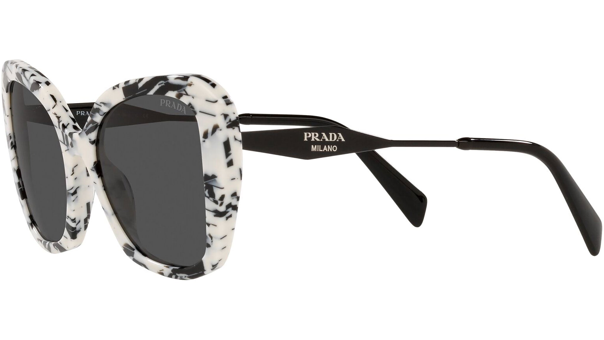 Prada Monochrome Patterned Sunglasses Prada PR A06S Sunglasses | LensCrafters main image 3