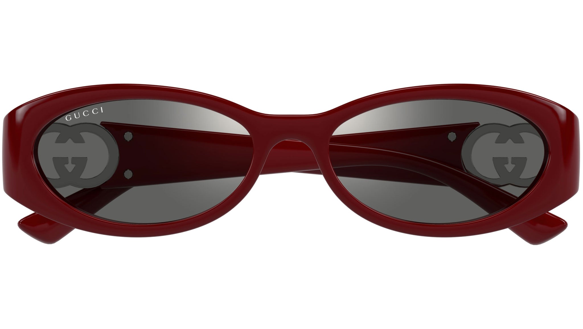 Gucci Sunglasses GG1660S 006 Shiny Solid Burgundy - eye-oo.com