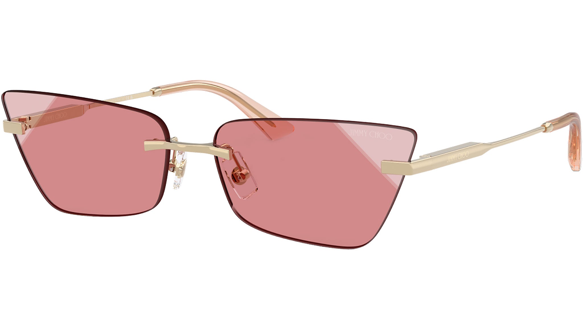 JC4012 Jimmy Choo Sunglasses 300620 Pale Gold - eye-oo.com