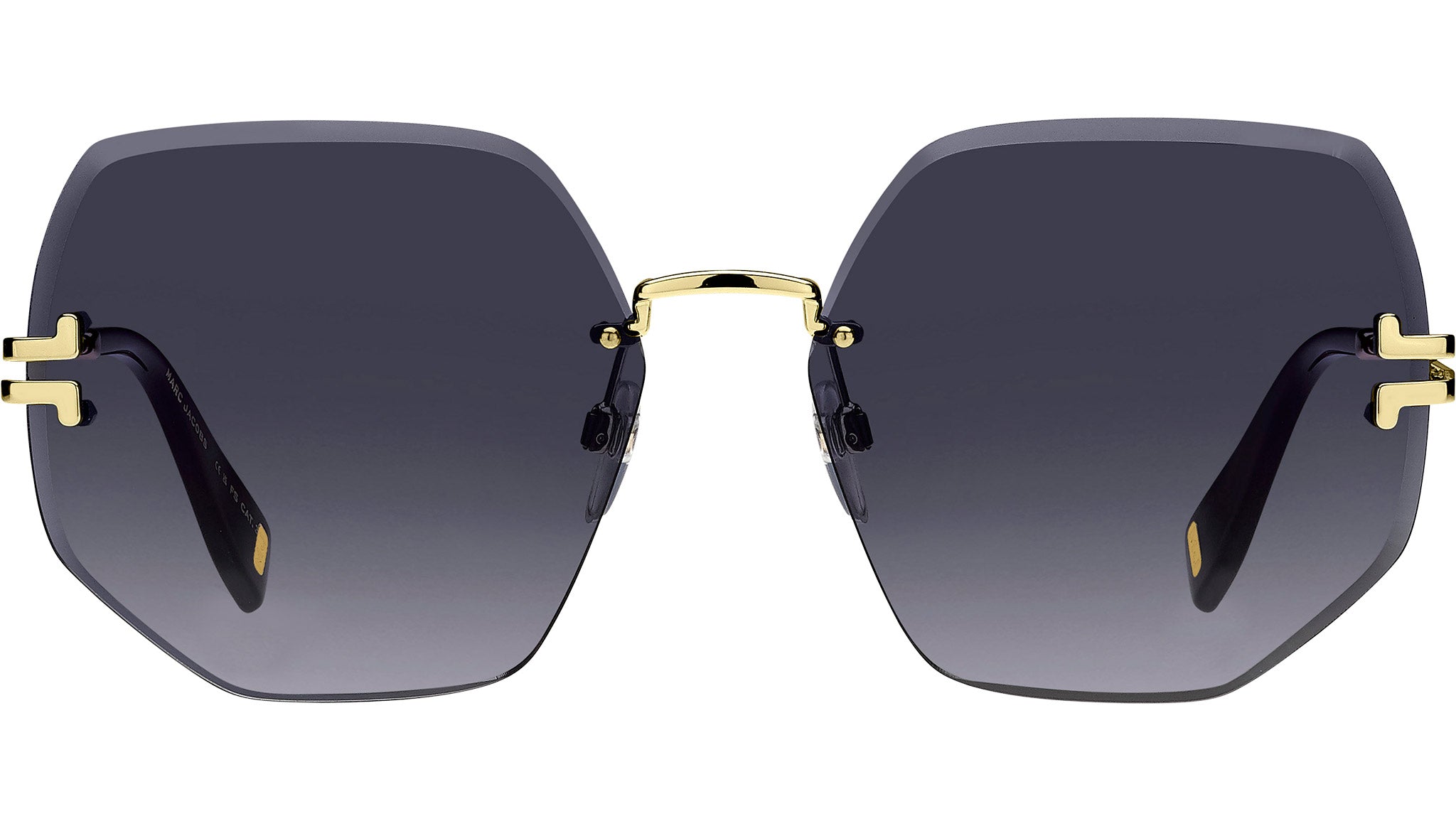 Marc Jacobs MJ 1090/S RHL 9O Sunglasses Gold Black - eye-oo.com