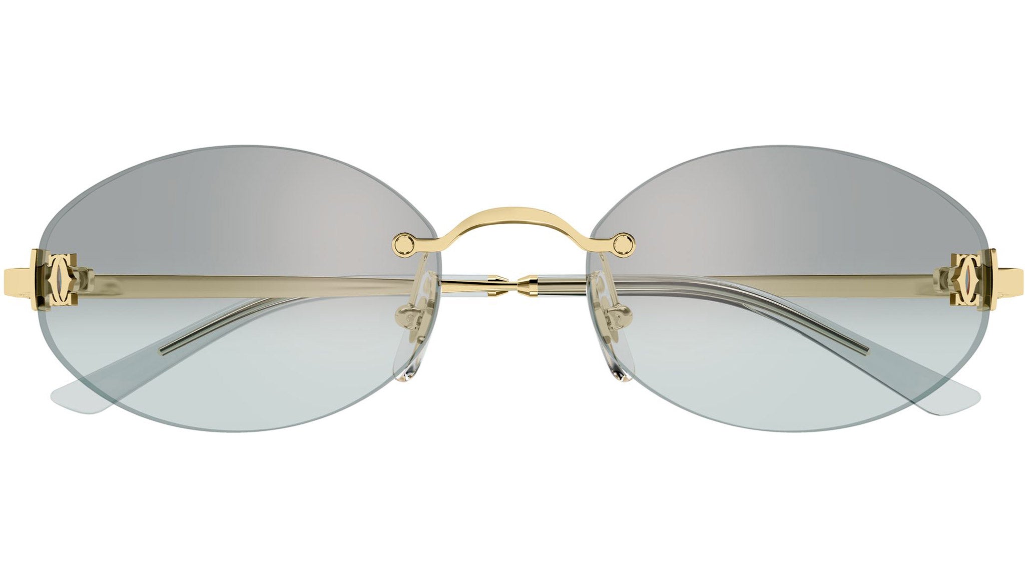 Cartier CT0592S Sunglasses 004 Shiny Gold - eye-oo.com