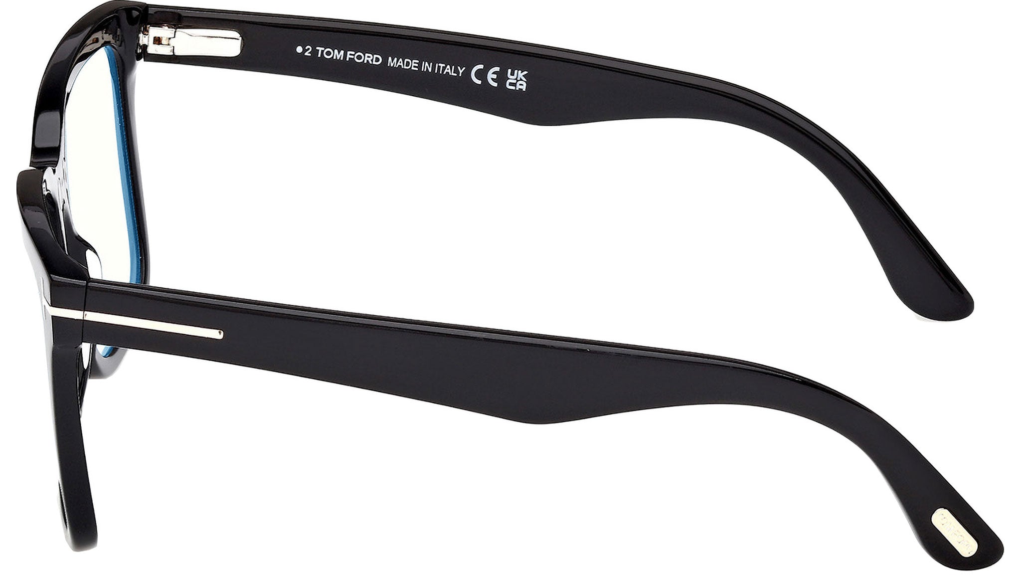 New Tom Ford FT6069-B 001 Black Clip-On Sunglasses and Black Frame Eyeglasses Tom Ford Clip-on Glasses 001 Shiny Black - eye-oo.com main image 2