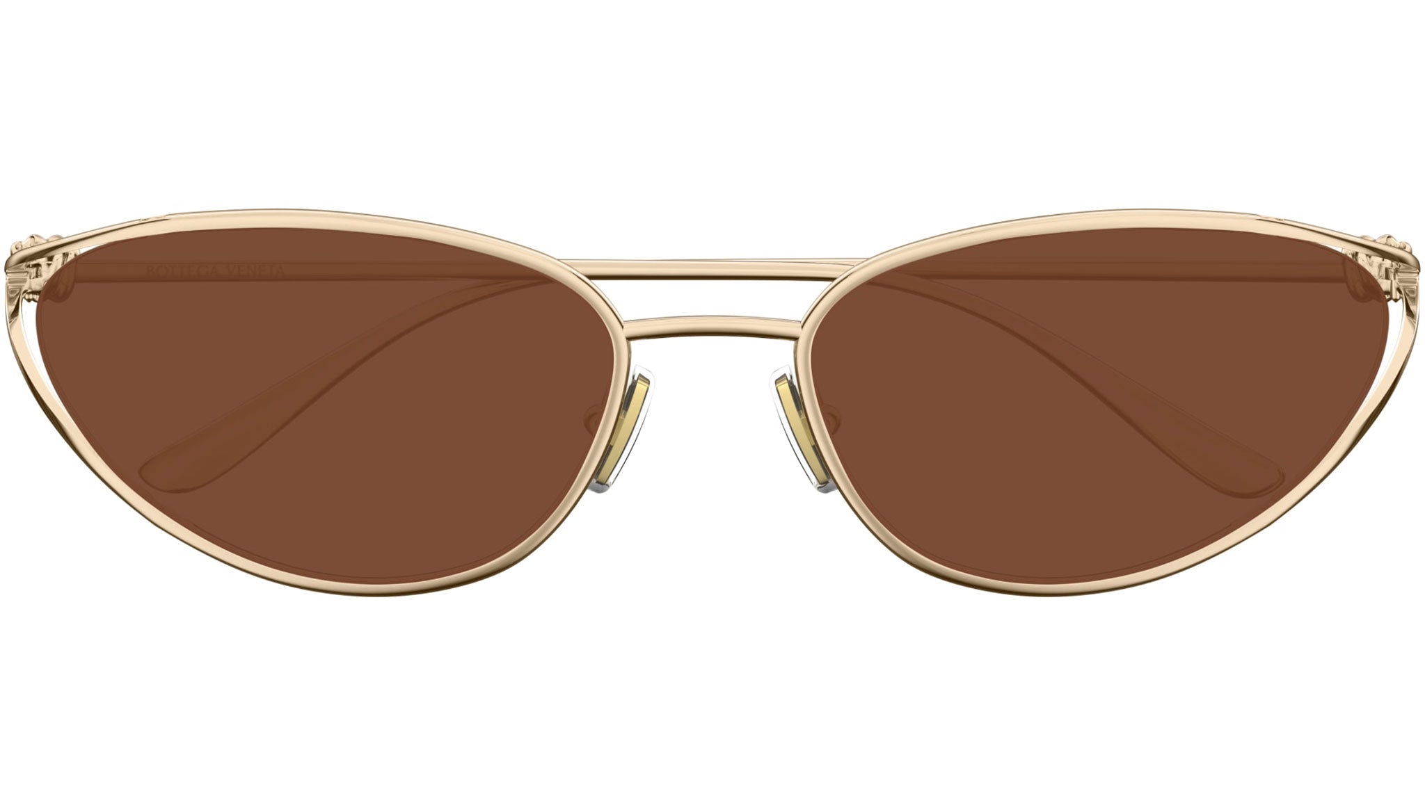 Bottega Veneta Sunglasses BV1330S 003 Gold Rose Gold - eye  display picture 2