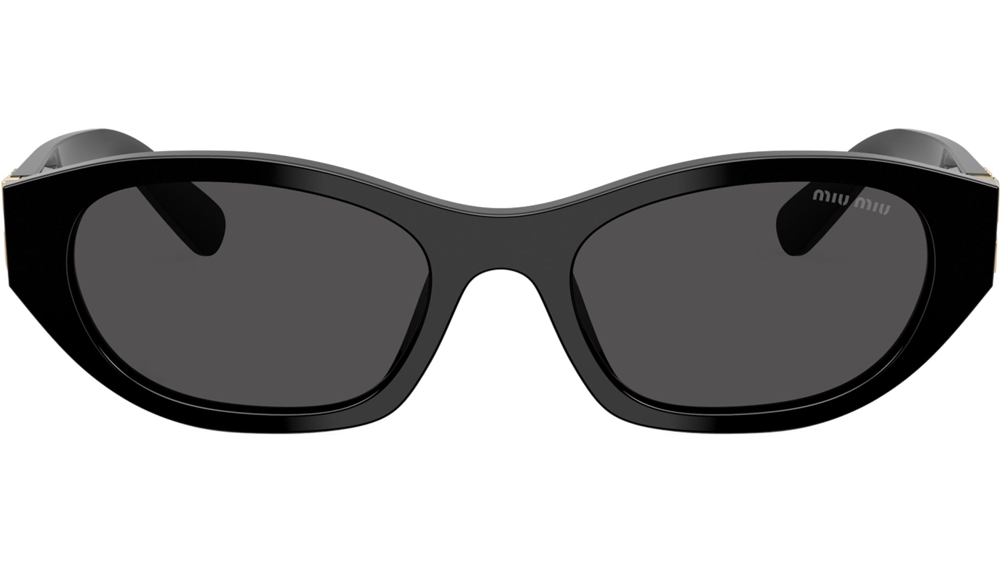 MU A03S Miu Miu Sunglasses 16K08Z Black - eye-oo.com