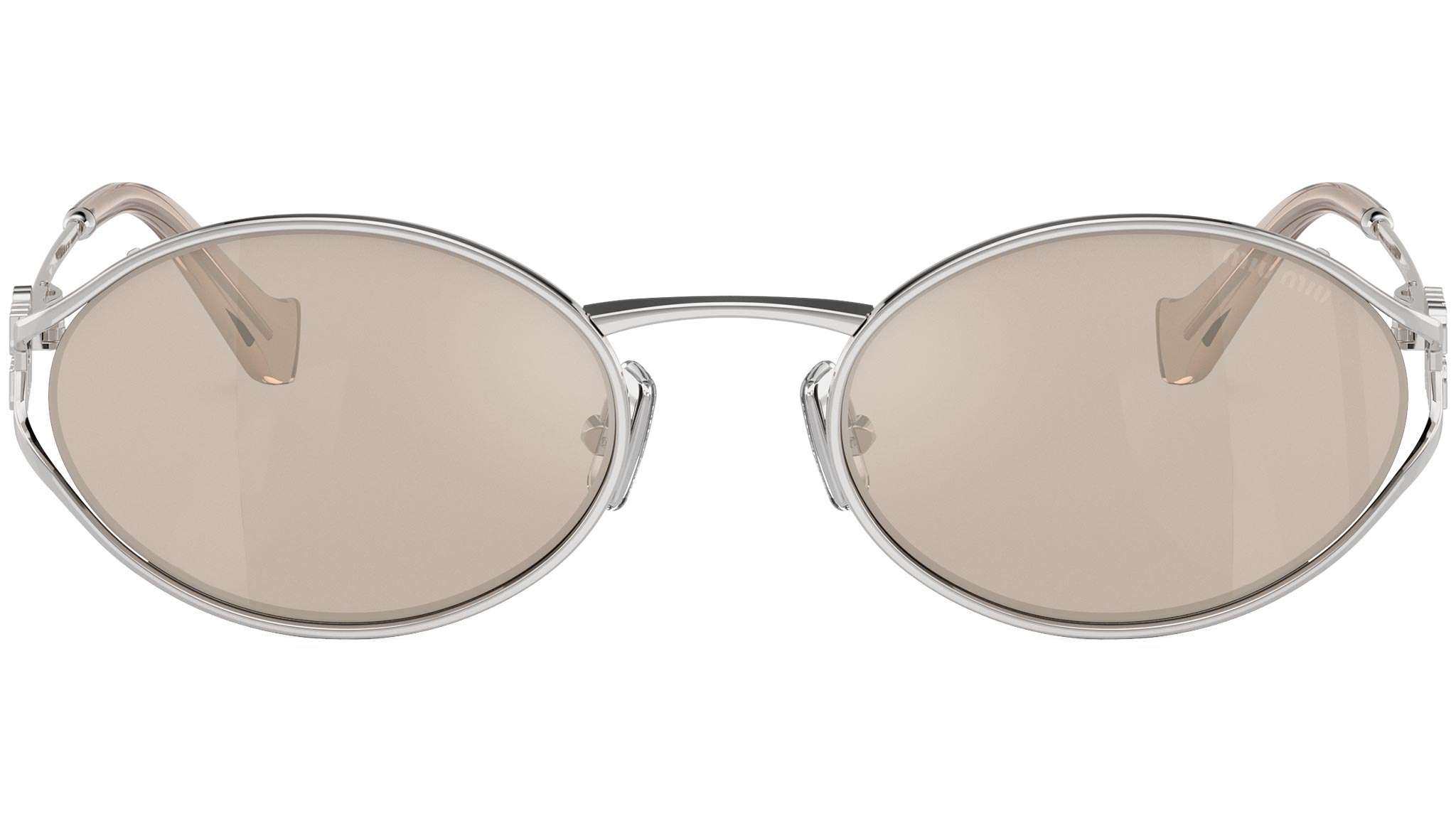 Miu Miu 0MU 52YS Sunglasses 1BC10F Silver - eye-oo.com