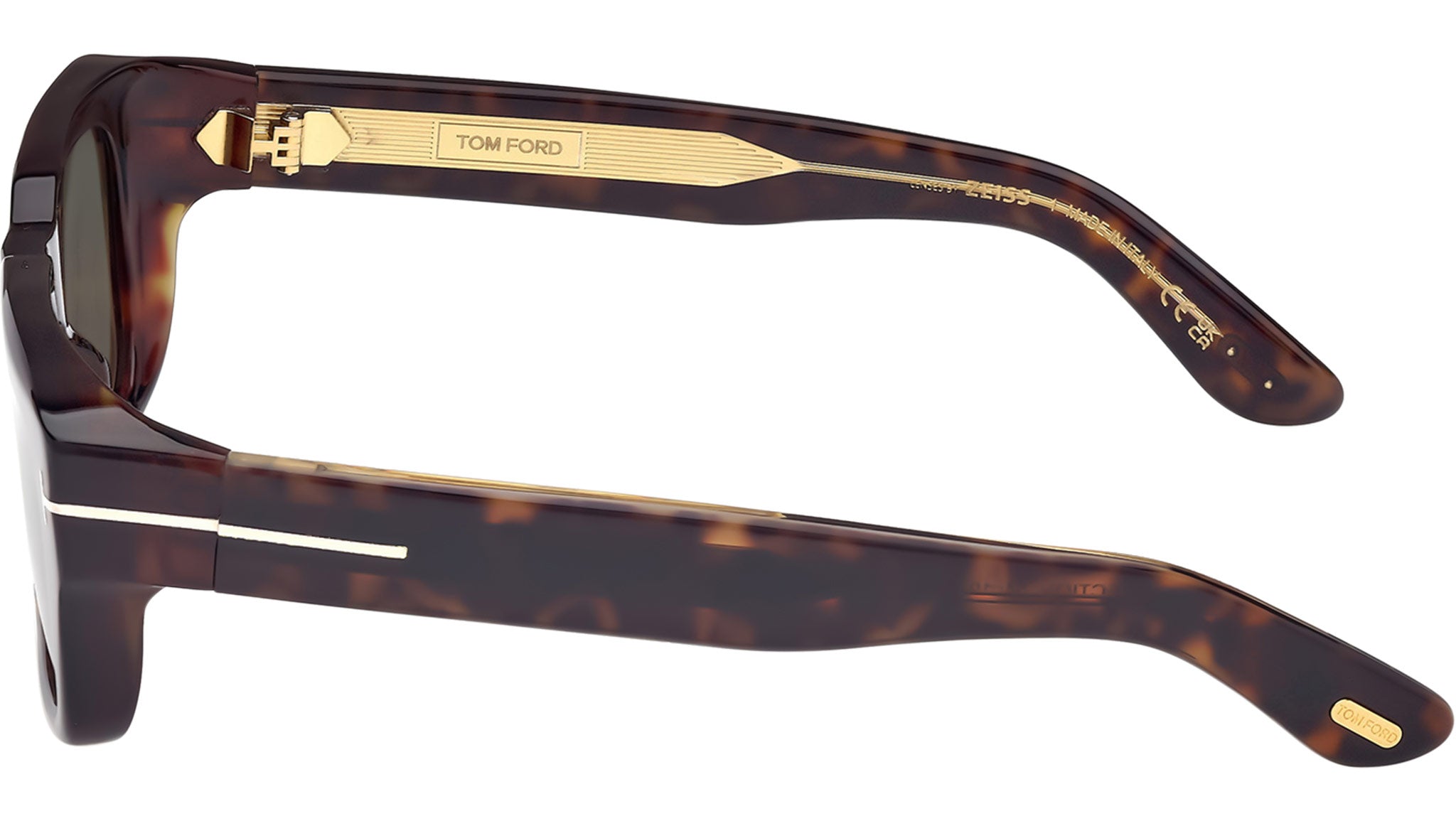 Tom Ford Icon Sunglasses FT1203 52R Dark Havana - eye-oo.com