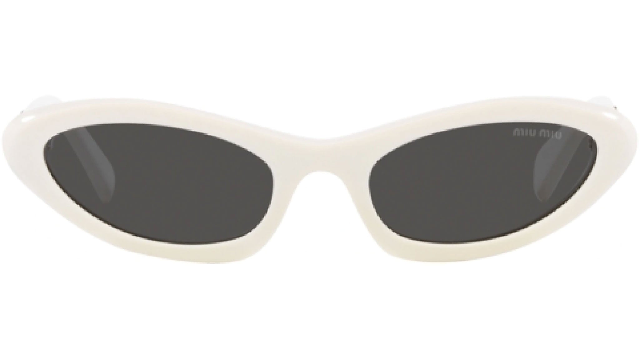 Miu Miu MU 09YS Sunglasses 1425S0 White - eye-oo.com