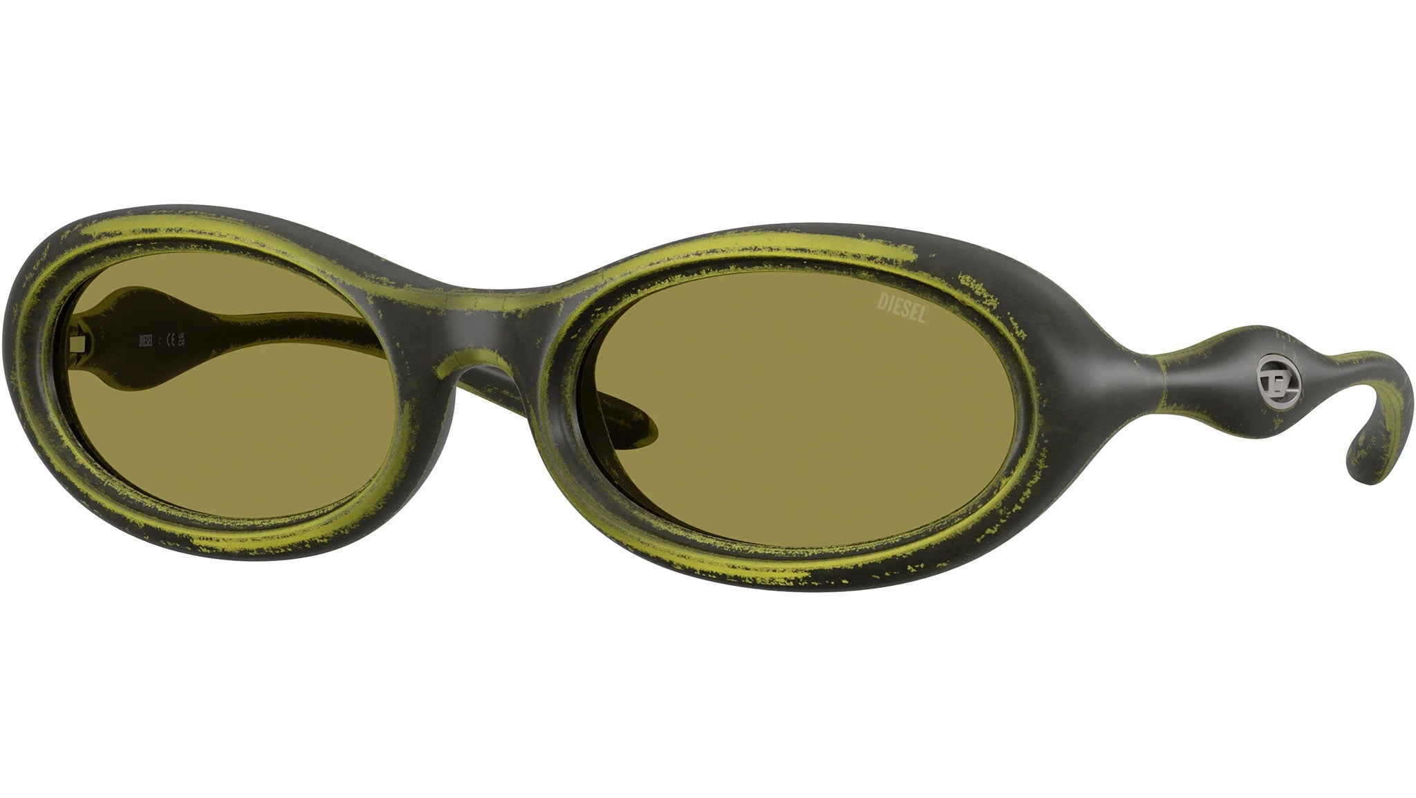 Diesel DL3011U Sunglasses 511/CB Rusty Green - eye-oo.com