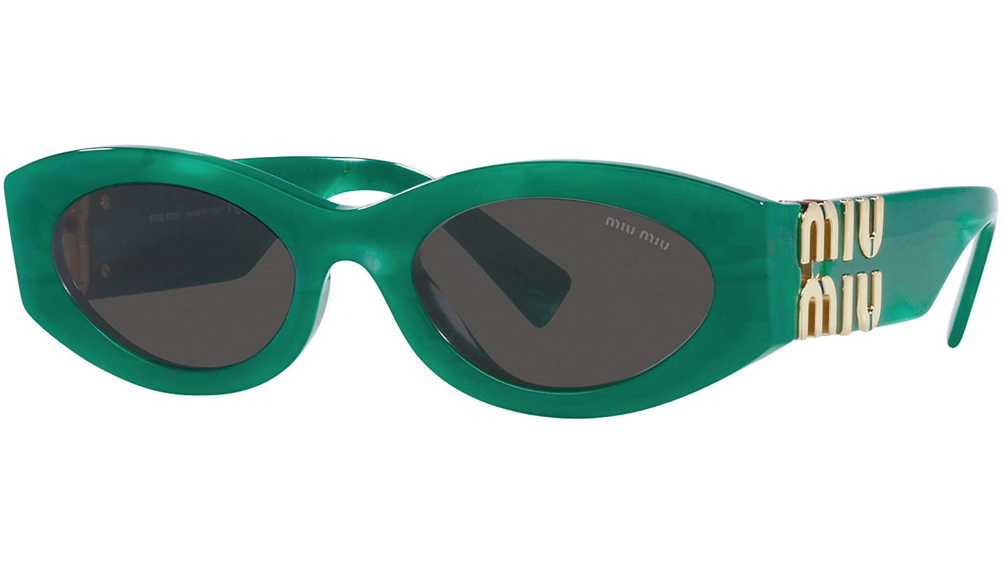 Miu Miu MU 11WS Sunglasses 15H5S0 Green - eye-oo.com
