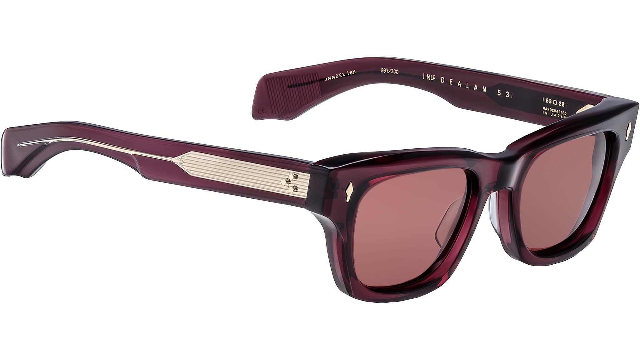 Jacques Marie Mage Dealan 53 Amarena Sunglasses JMMDEX-18M - eye