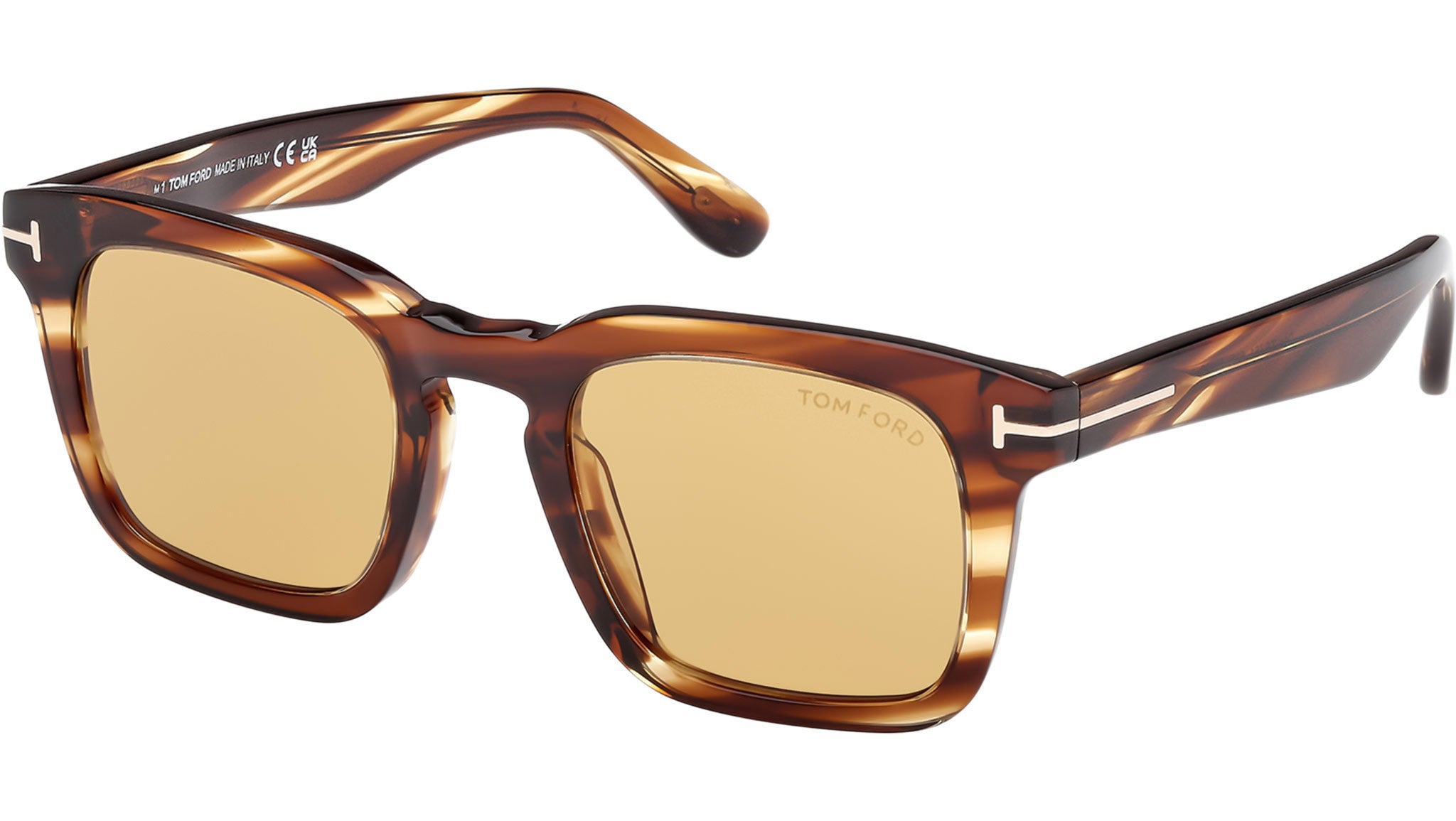 Tom Ford Dax Sunglasses FT0751 53E Blonde Havana - Main Image