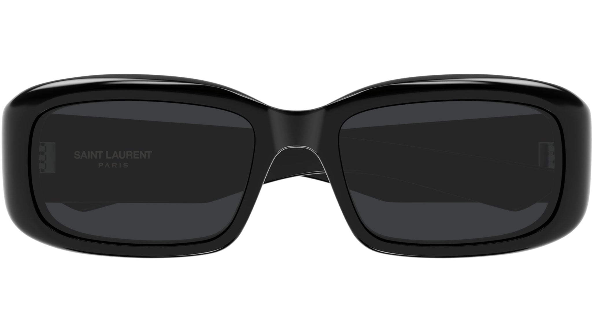 Saint Laurent SL 809 001 Rectangular Sunglasses Black - eye-oo.com