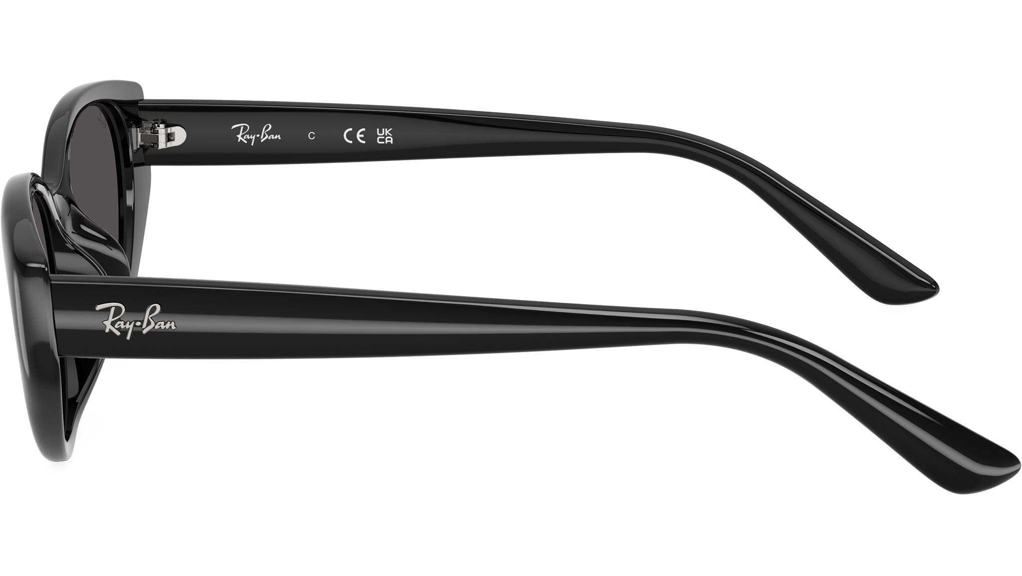 RB4457D Ray-Ban Sunglasses 667787 Black - eye-oo.com